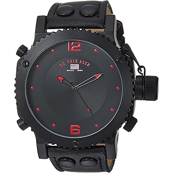 us polo leather watches