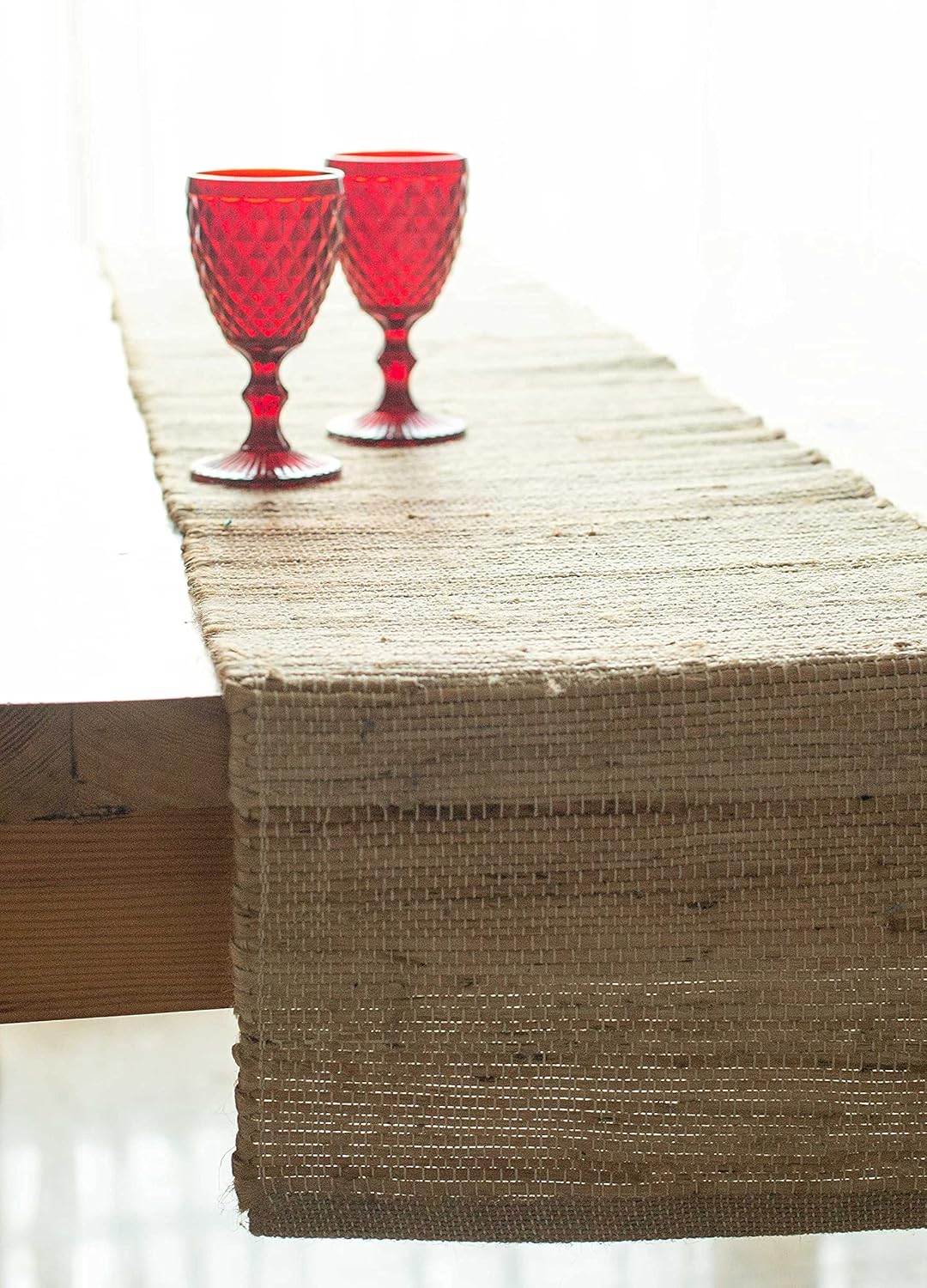 Chardin home EcoFriendly Natural Jute/Hemp Hand Braided