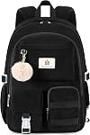 School Laptop Sac à dos pour les adolescents Filles Women College Sacs à dos Corduroy Sac étudiants Bookbag Anti Theft Travel Daypack