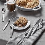 J.A. Henckels Classic Series Rapture 45-Piece Flatware Set, Service for 8