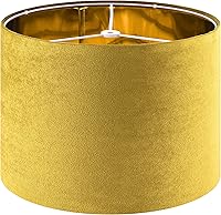 Vista 11 de GO&SO Pantallas de Lámpara de Tambor Medianas de Lino Natural de 13" Superior x 13" Inferior x 10" de Alto (Spider) Pantalla Moderna Beige Gris