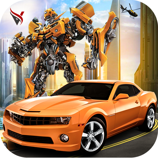 Futuristic Robot Car Battle : Flying Robot Fighting Games Robot vs Robot clash War Shooting games