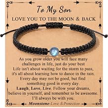 Memgift To My Man Son Bracelet Gifts, Birthday Graduation Easter Anniversary Valentines Christmas Gifts for Man Husband Son Boyfriend