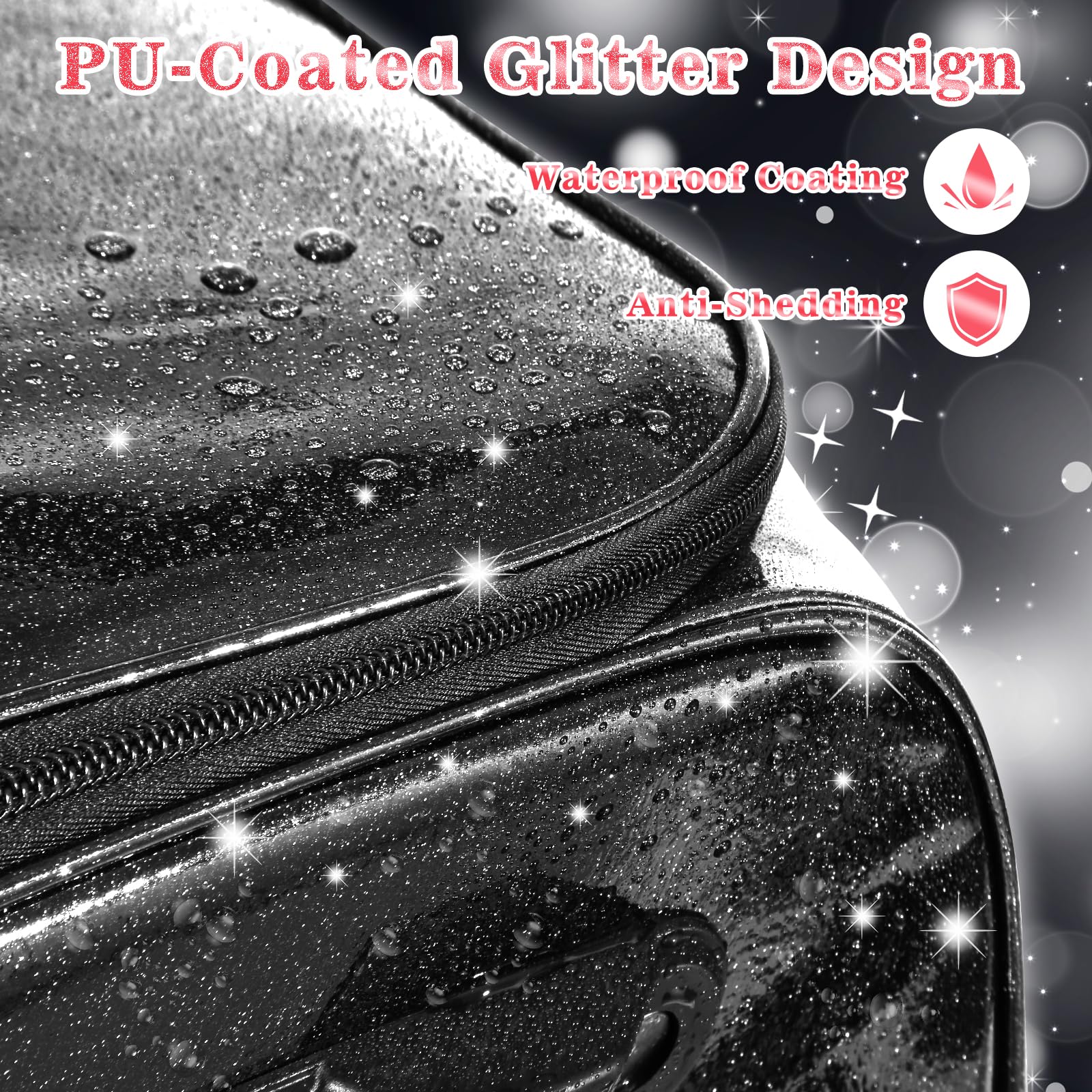 Sac de danse avec porte-vêtements - Grand sac à vêtements de danse avec roulettes pour danseuses / filles / femmes - Sac de voyage pliable - Indispensable pour les compétitions de danse, Noir - 71 cm