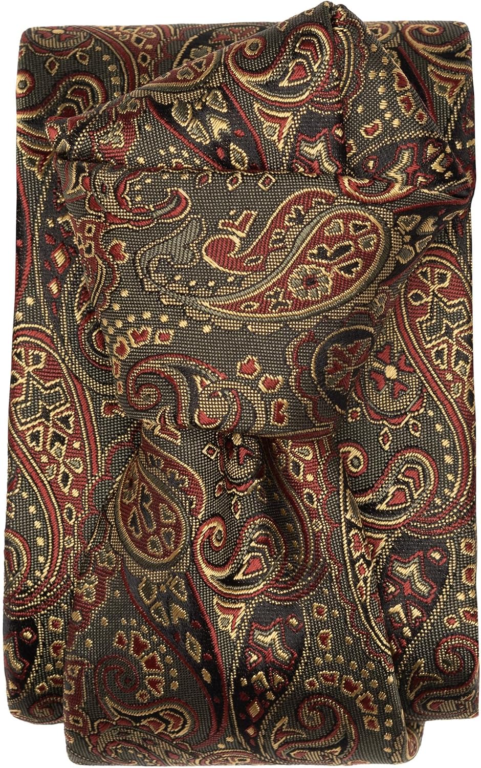Elizabetta Standard Men's Jacquard Italian 100% Silk Ties - Handmade Woven Neckties