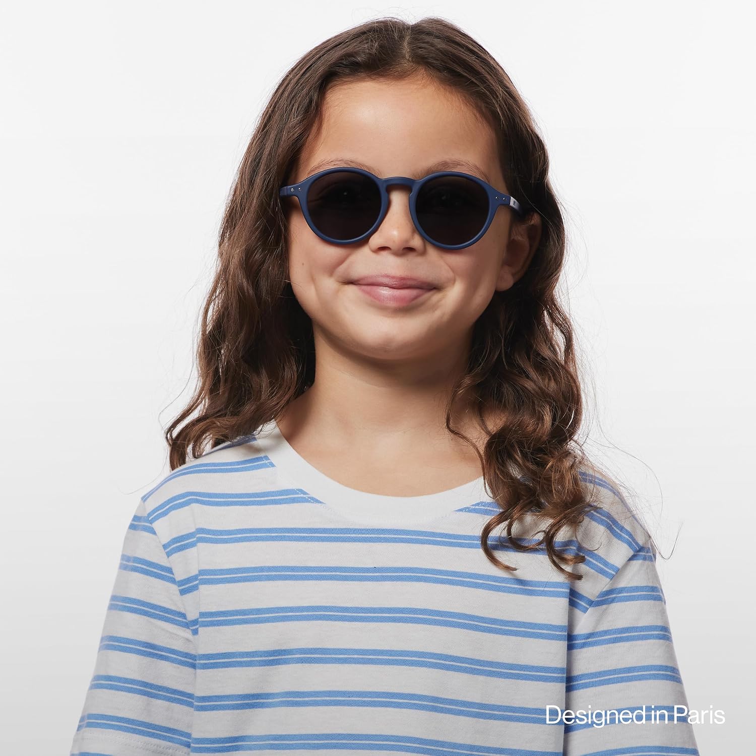 IZIPIZI Kids #D Pantos Sunglasses for 3-11 Years, 100% UV Protection Polarized Grey Lenses