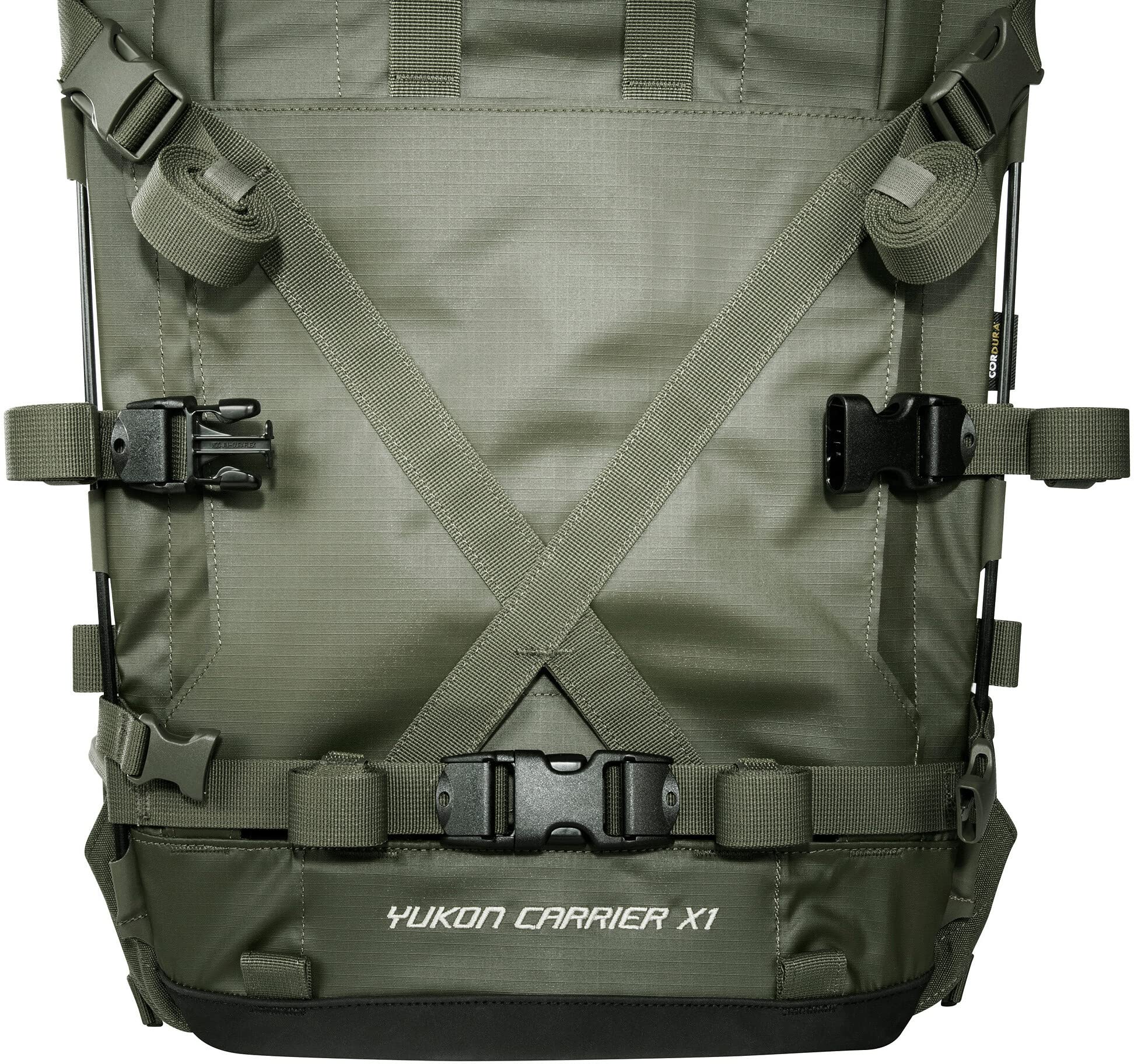 Tatonka Yukon Carrier X1 - Lastentrage zum Transport sperriger Ausrüstung oder sonstiger Gegenstände auch über 25 Kilogramm - Mit verstellbarem Tragesystem