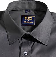 Vista 71 de Alimens & Gentle - Camisas de vestir con bolsillo y manga corta, de color liso y sin arrugas, estilo casual con botones, para hombres