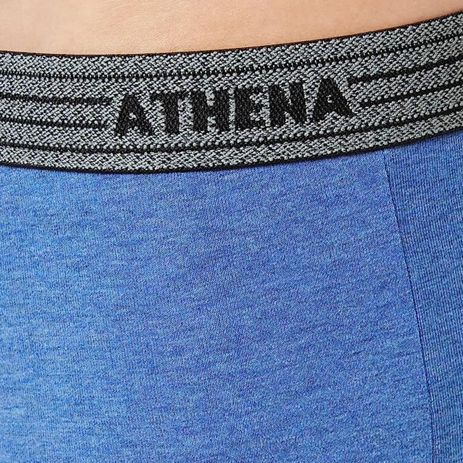 Athena - Lot de 4 Boxers Homme Ecopack - Boxers Coton Stretch Respirant - Label Oeko-TEX® Standard 100 - Coupe Ergonomique, Doublure Avant, Confort et Maintien