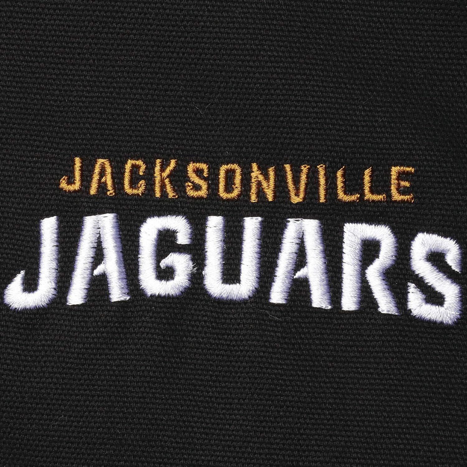 Dunbrooke NFL Jacksonville Jaguars Dakota Canvas Quilt Lined Hooded Jacket, Black, Small