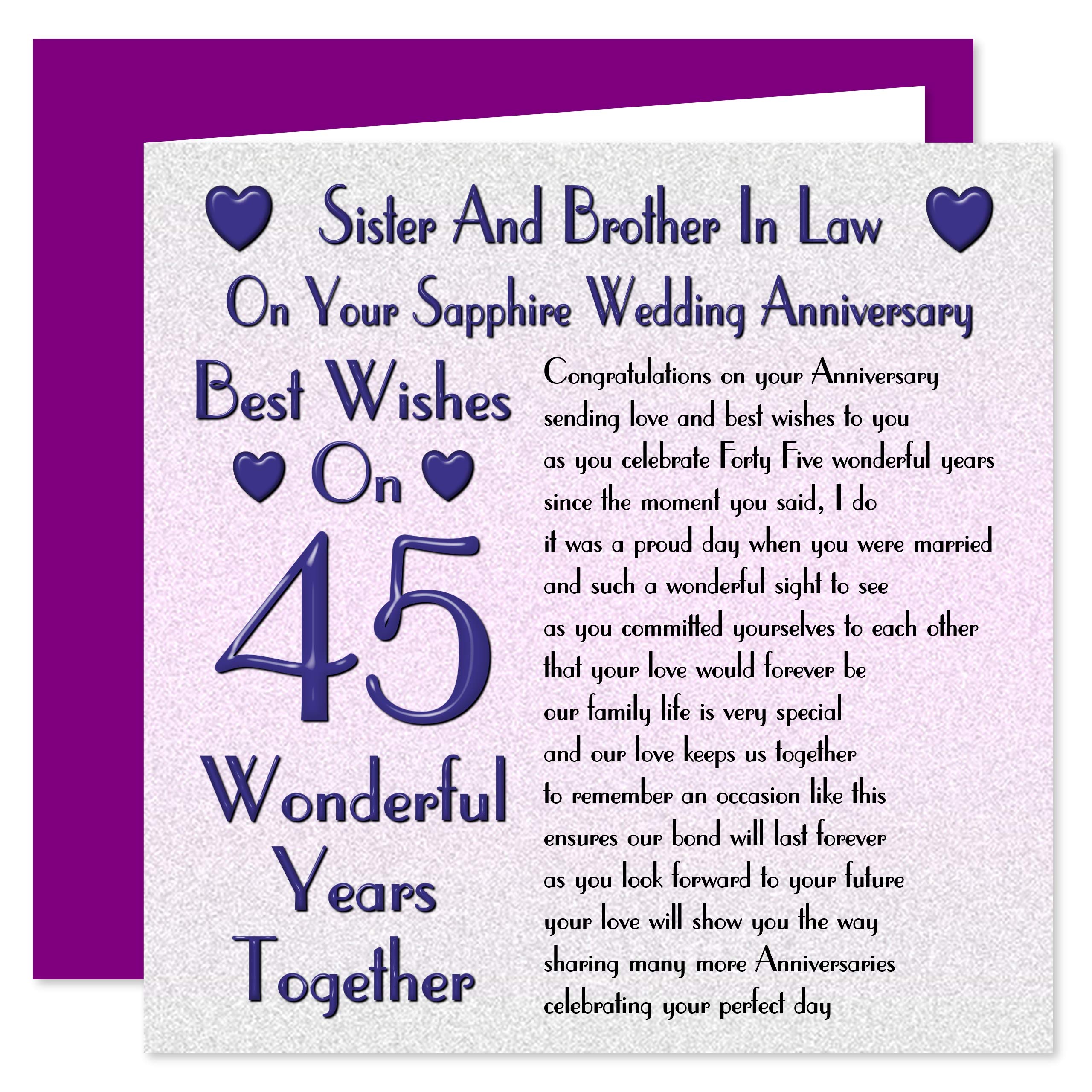 Rush Design Happy Anniversary Card ES20 - HUGS & KISSES