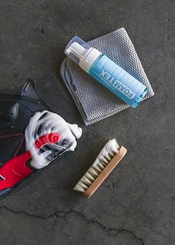 Angelus Foam Tex Cleaning Kit, Shoe Cleaning Kit for Leather, Canvas, Suede, and Rubber Removes Dirt, Stains, and Scuffs Non-Toxic, For Sneakers, Hats, Furniture, Clothing & More. Made In USA