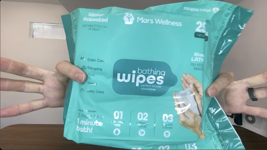 BEST Bathing Wipes on Amazon? | No Rinse Dry Shower Wipe