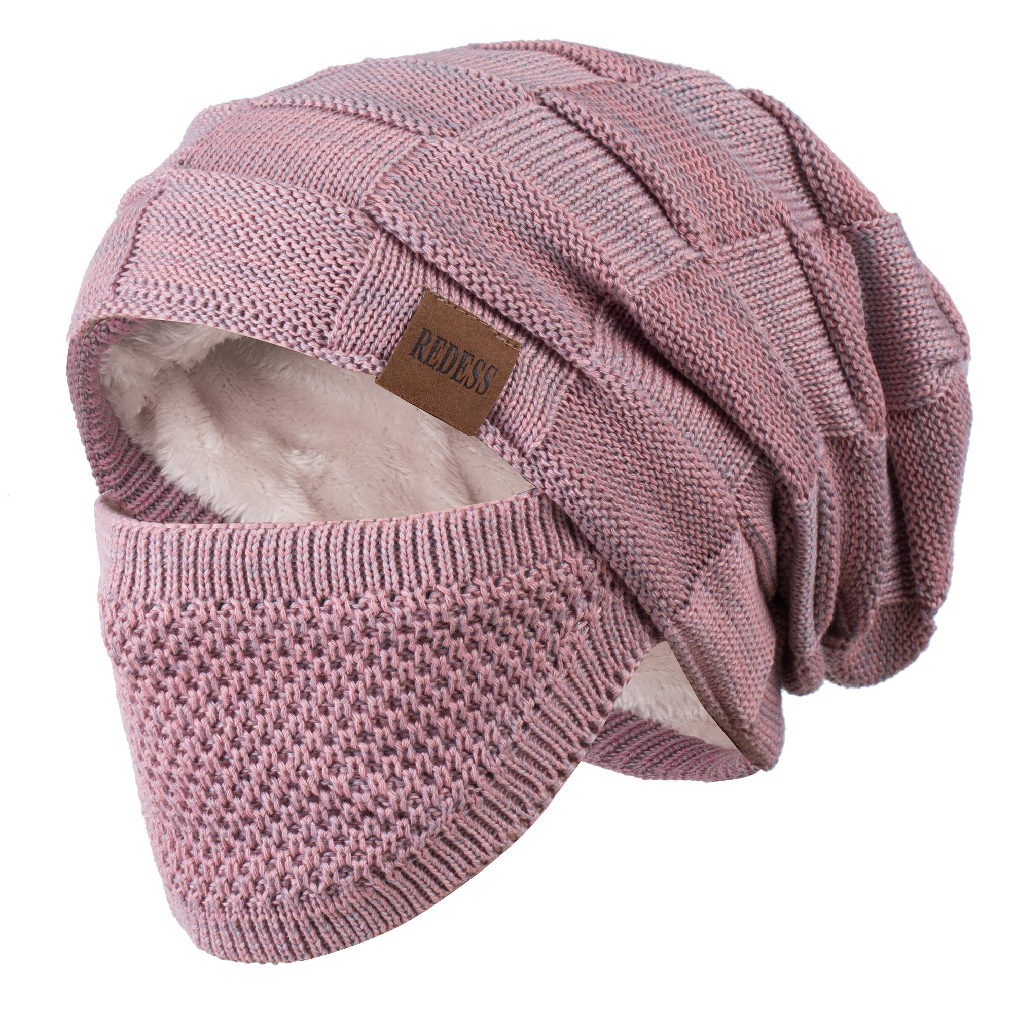 REDESS Cappello a Berretto per Uomini e Donne Cappelli Caldi Invernali in Maglia Slouchy Cappello a Cranio Spesso