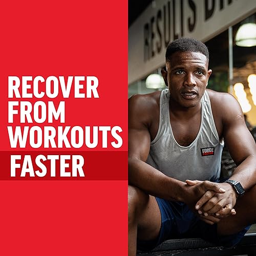 Miniatura 7 de FORCE FACTOR Polvo de L-glutamina para recuperación después del entrenamiento, recuperación muscular, función muscular saludable e inmunidad,