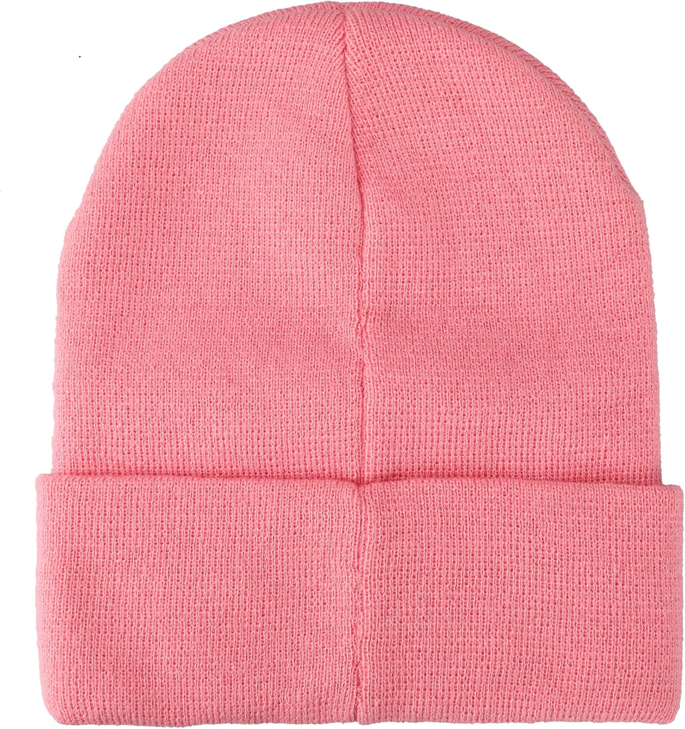 Kirby Smiling Face Pink Cuffed Plain Skull Acrylic Knitted Embroidered Logo Beanie Hat - Image 3