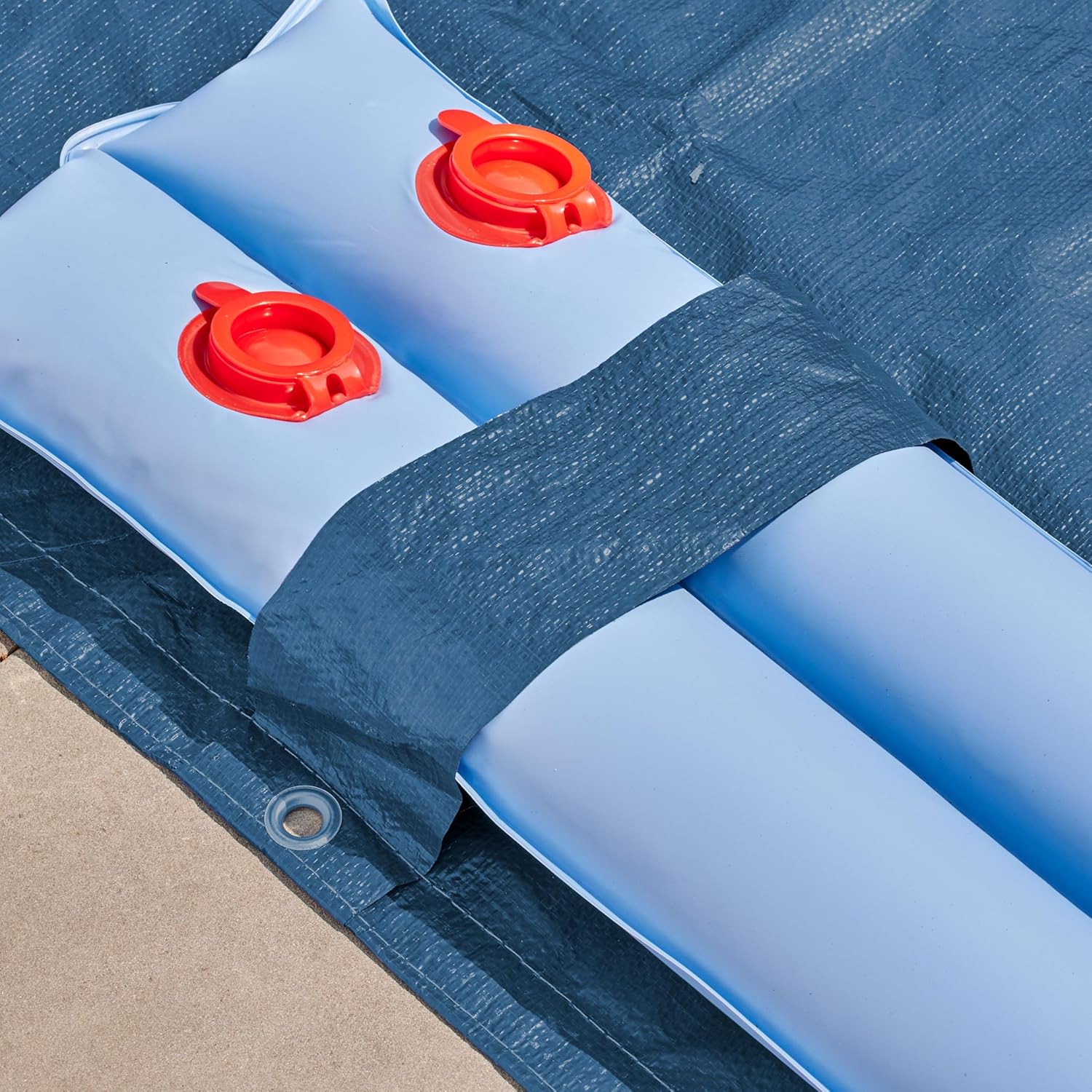 Doheny’s Commercial-Grade Economy 4 Year Winter Pool Cover for Inground Pools – 20' x 40' – Includes Heavy-Duty Water Bag Loops Every 4 Ft to Prevent Water Bag Roll Away