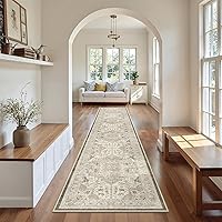 Vista 282 de Madane Alfombra Pasillera Lavable - Alfombras Pasilleras 2x6 para Pasillos de 6 Pies Antideslizante Vintage Alfombra Pasillera de Cocina