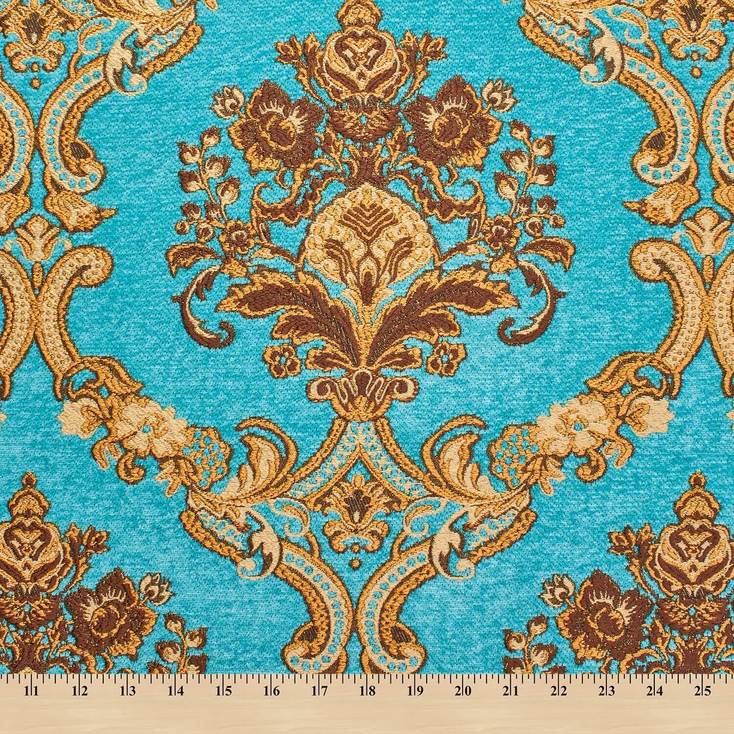 Amazon.com: Victorian Damask Chenille Upholstery Brocade Jacquard