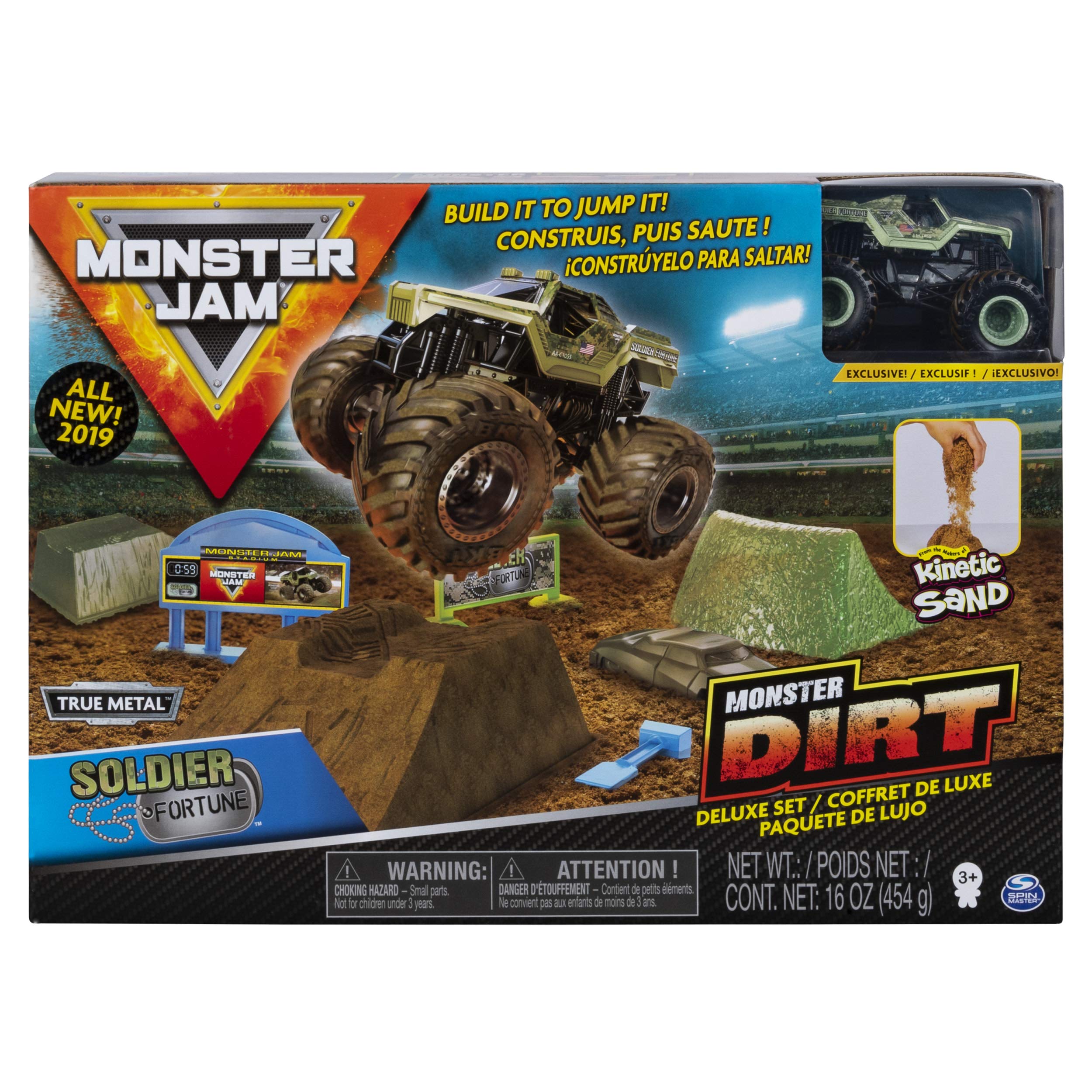 monster jam kinetic sand