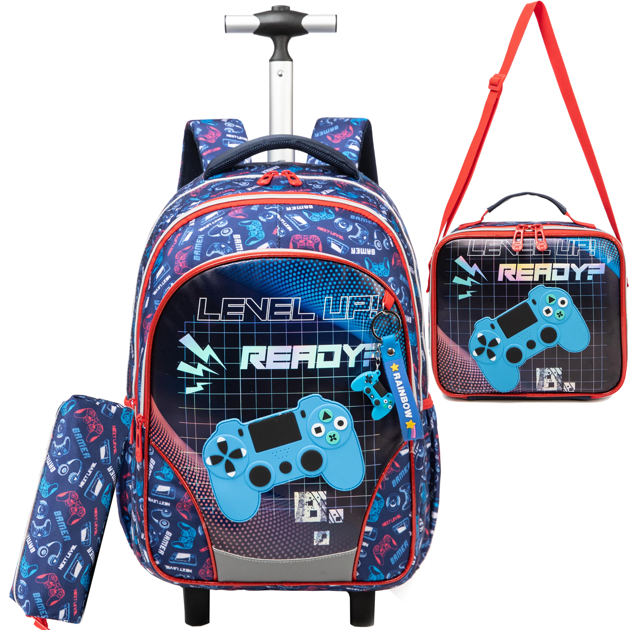 HTgroce Mochila Con Ruedas Niño, Mochila Ruedas Niño, Mochilas Escolares Con Ruedas 8 años