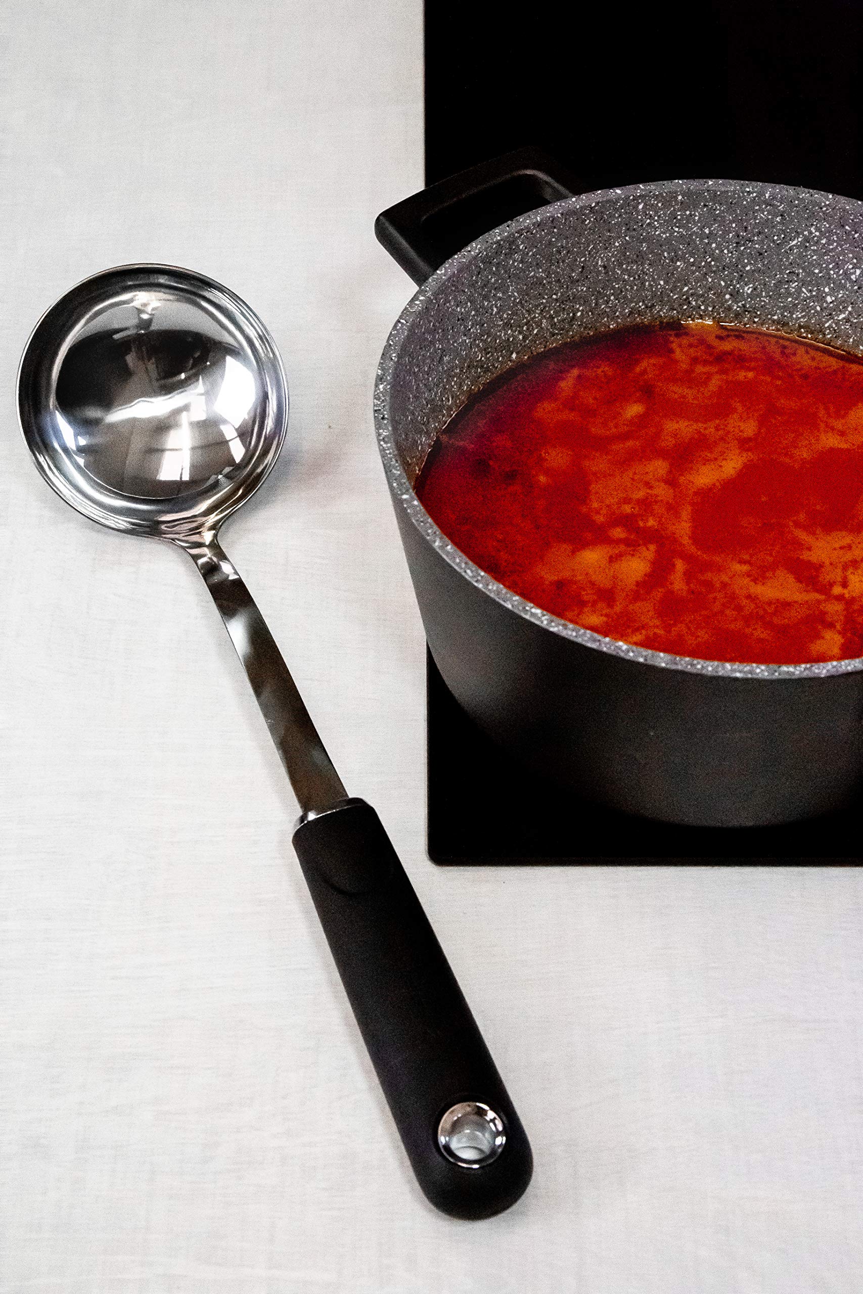 MasterClass Set Di 2 Cucchiai Da Zuppa In Acciaio Inossidabile 17,5 Cm - Design Britannico Classico, Lavabili In Lavastoviglie