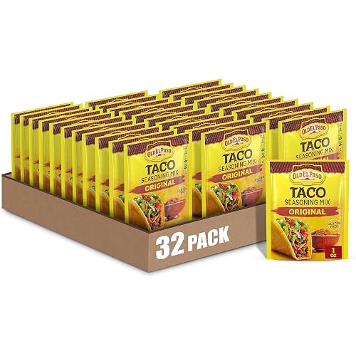 Old El Paso Taco Seasoning Mix, Original Flavor, 1 oz (Pack of 32)