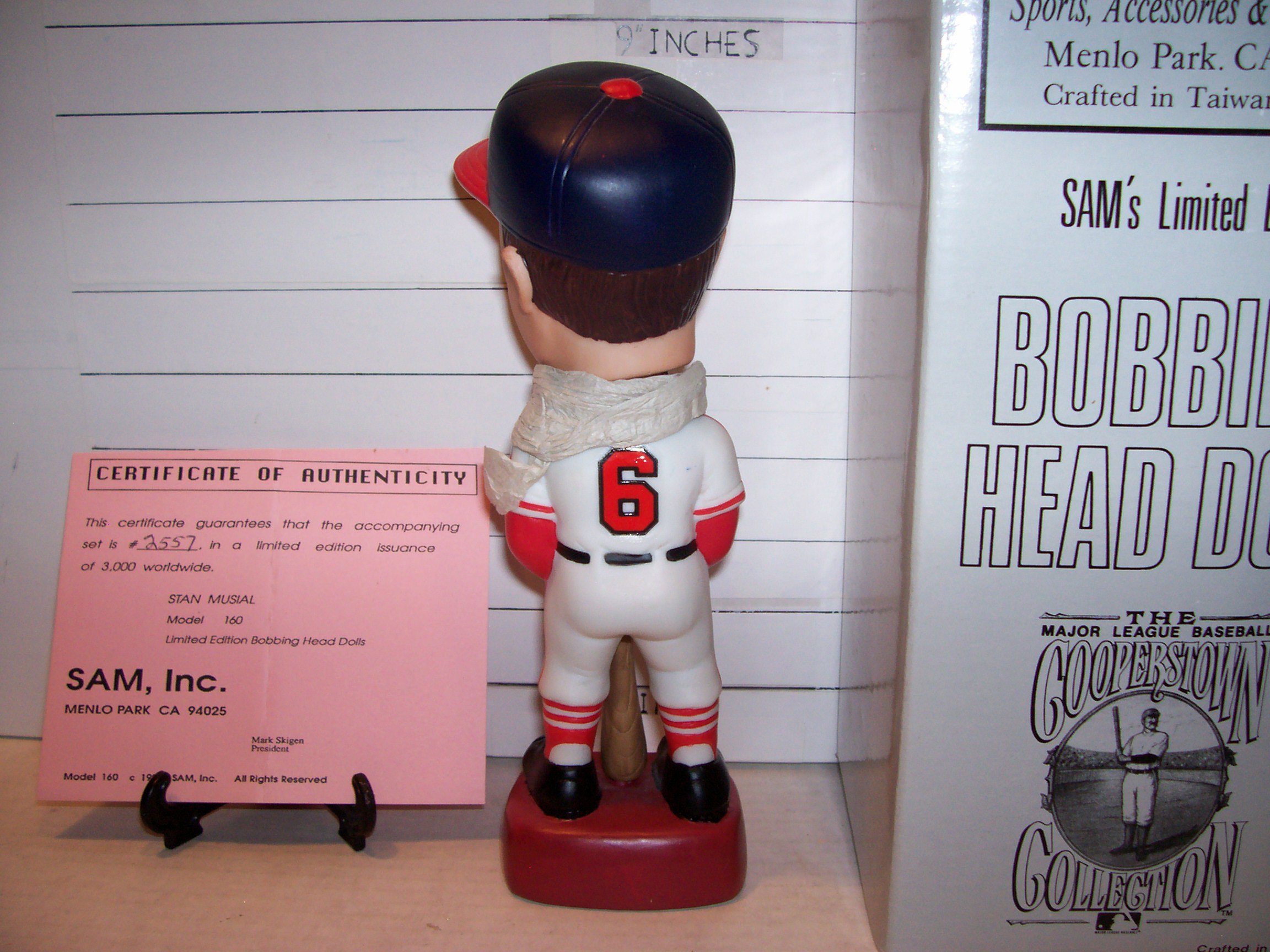 MLB SAM's Bobbling Head Doll 1995 カルリプケン MLB SAM's