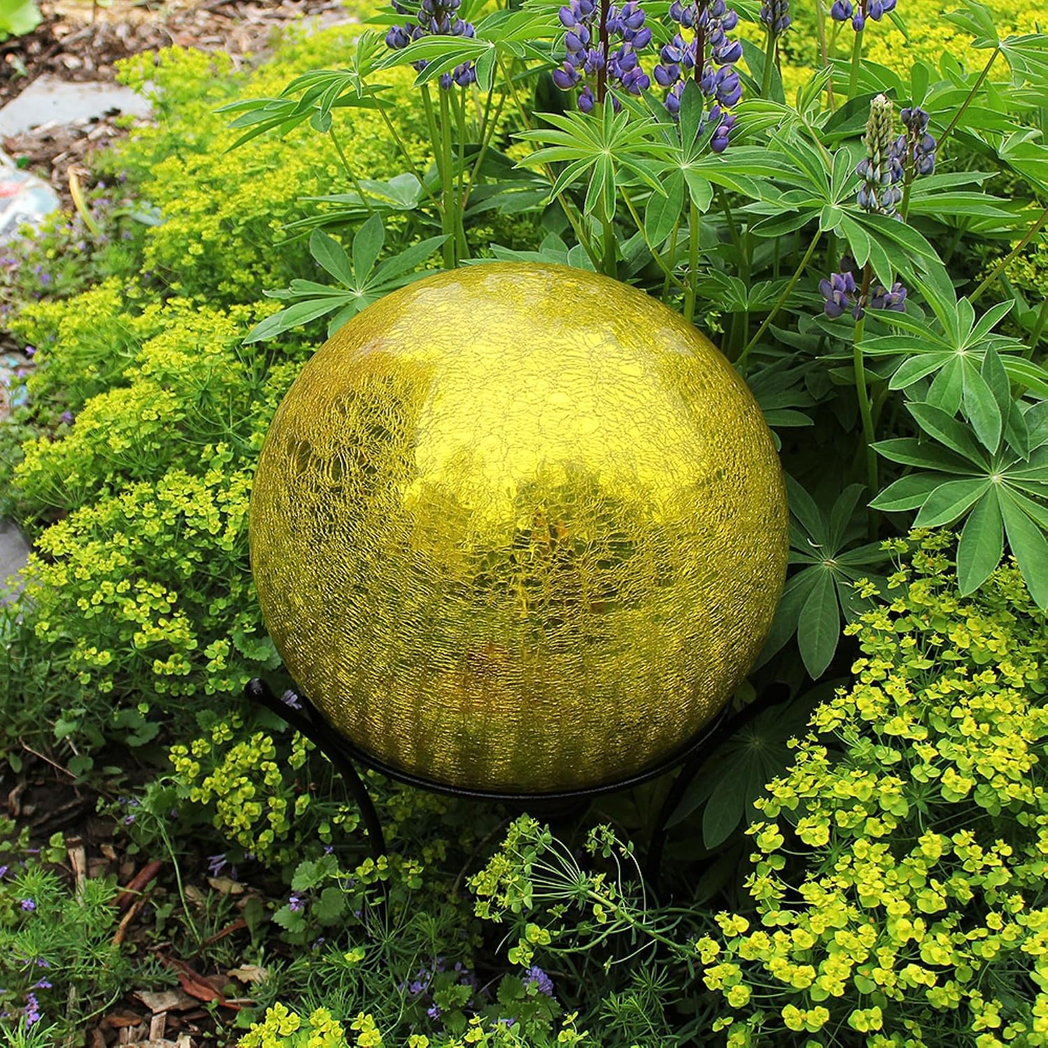 12" Gazing Globe, Lemon Drop