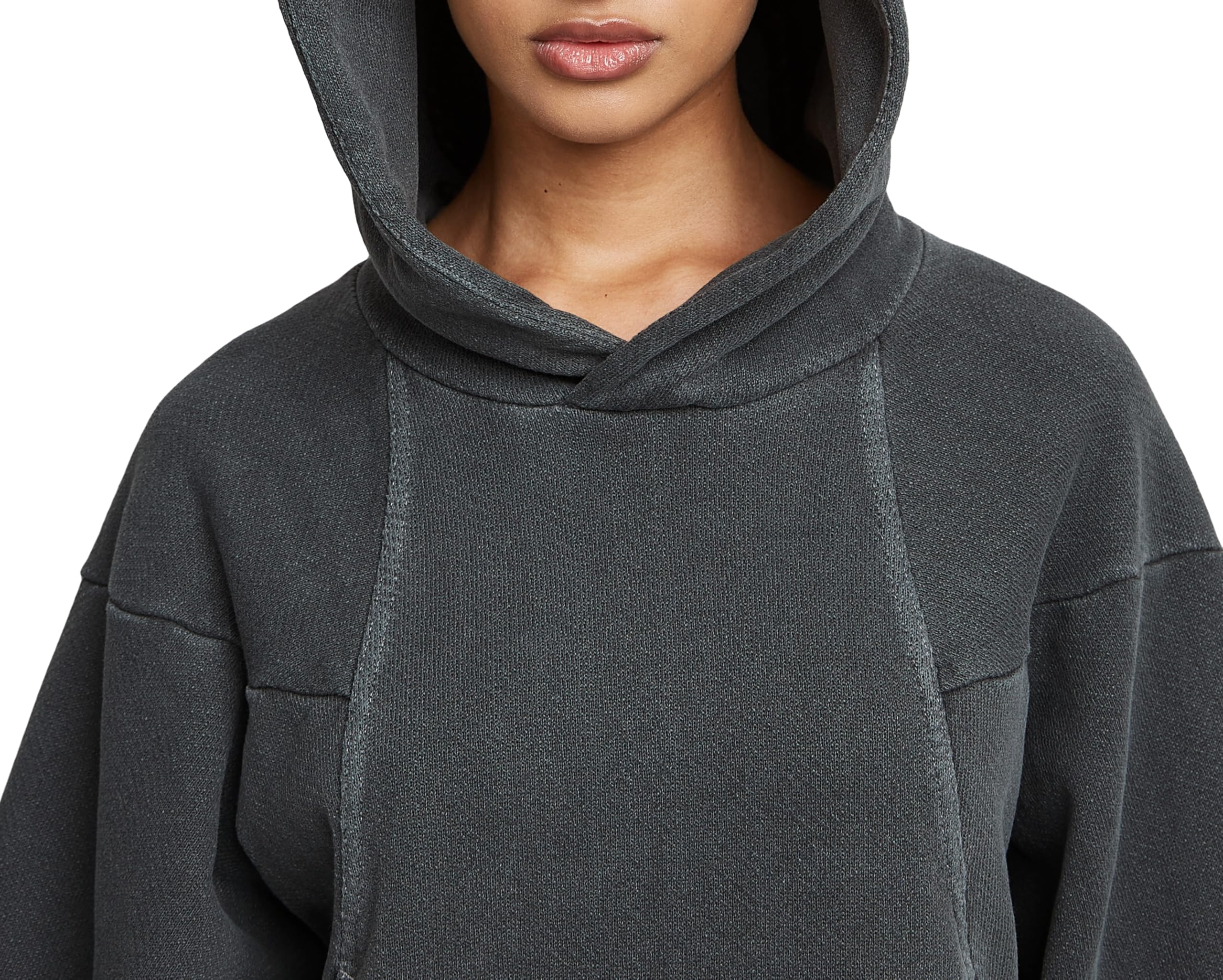 G-Star Damen Overdyed Hooded Sweater Kleid Casual Dress
