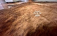 Vista 7 de Alfombra de piel de vaca 6x6 Brindle Medium Piel Natural