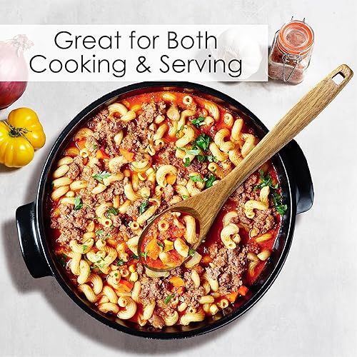 Miniatura 3 de TB Home Juego de utensilios de cocina de madera de acacia de 3 piezas, juego de utensilios de cocina de madera