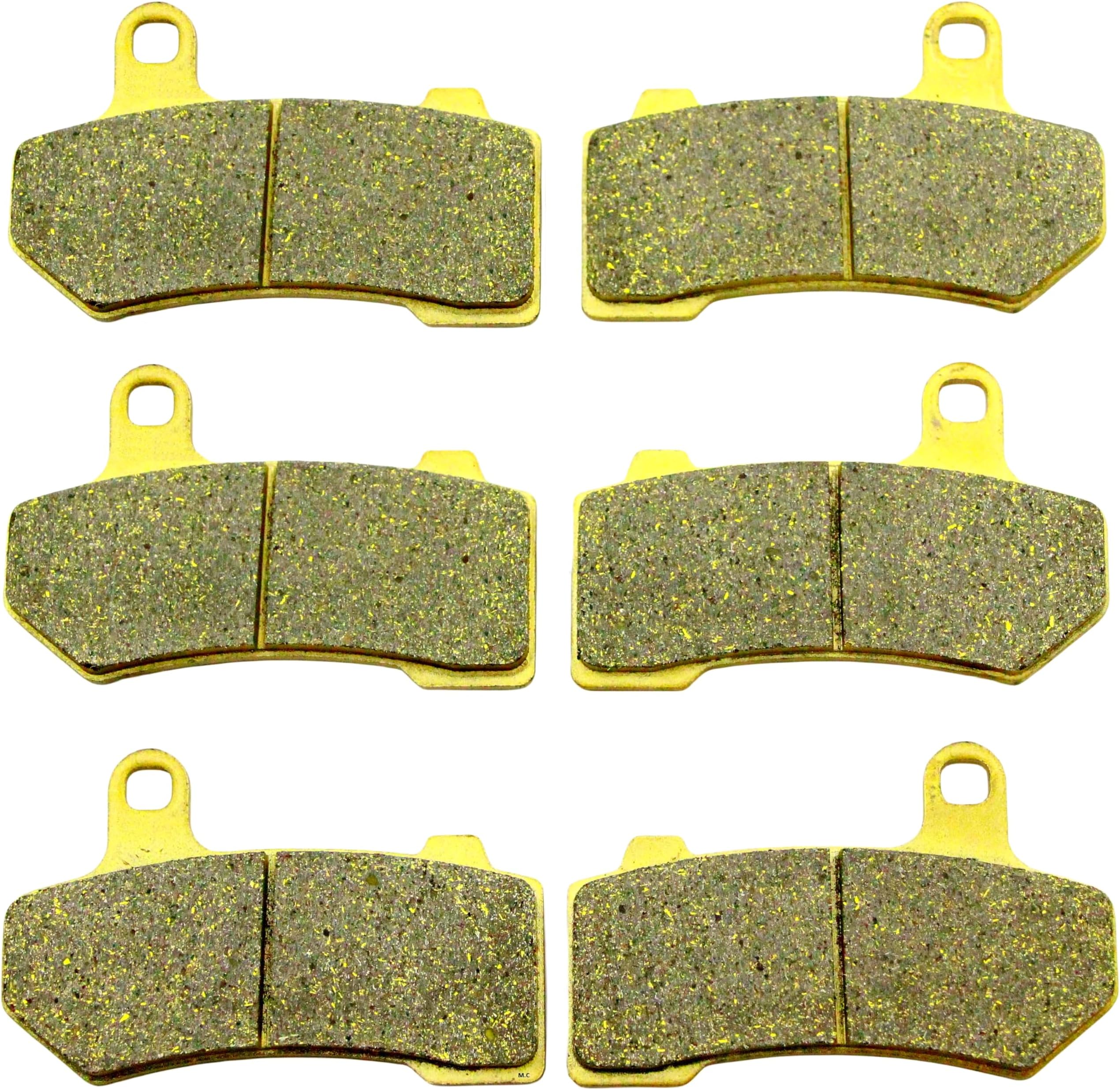Brake Pads for Harley Davidson Street Glide FLHX 2008-2022 / V-Rod VRSCF 2006 2007 2008 / V-Rod Muscle VRSCF 2009-2017 / Night Rod VRSCDX 2007-2017 Front Rear Brakes FA409 MC0103