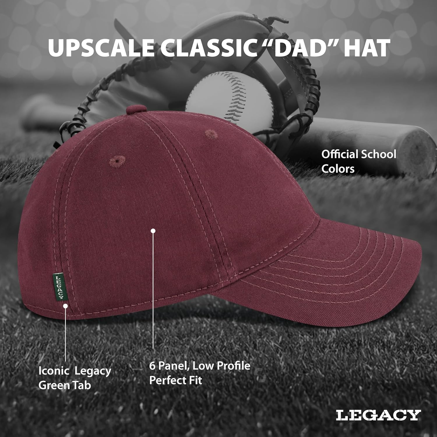 Legacy NCAA Unisex-Adult Relaxed Twill - Image 4