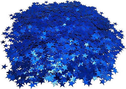 Confeti de estrella con purpurina de 8.82 oz, estrellas metálicas de 0.78 pulgadas, confeti de mesa de papel de aluminio para decoración de boda,