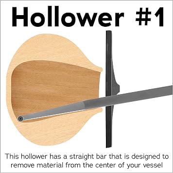 Savannah Carbide Hollower Tool #1 for Removing Material From The Center of Hollow Forms