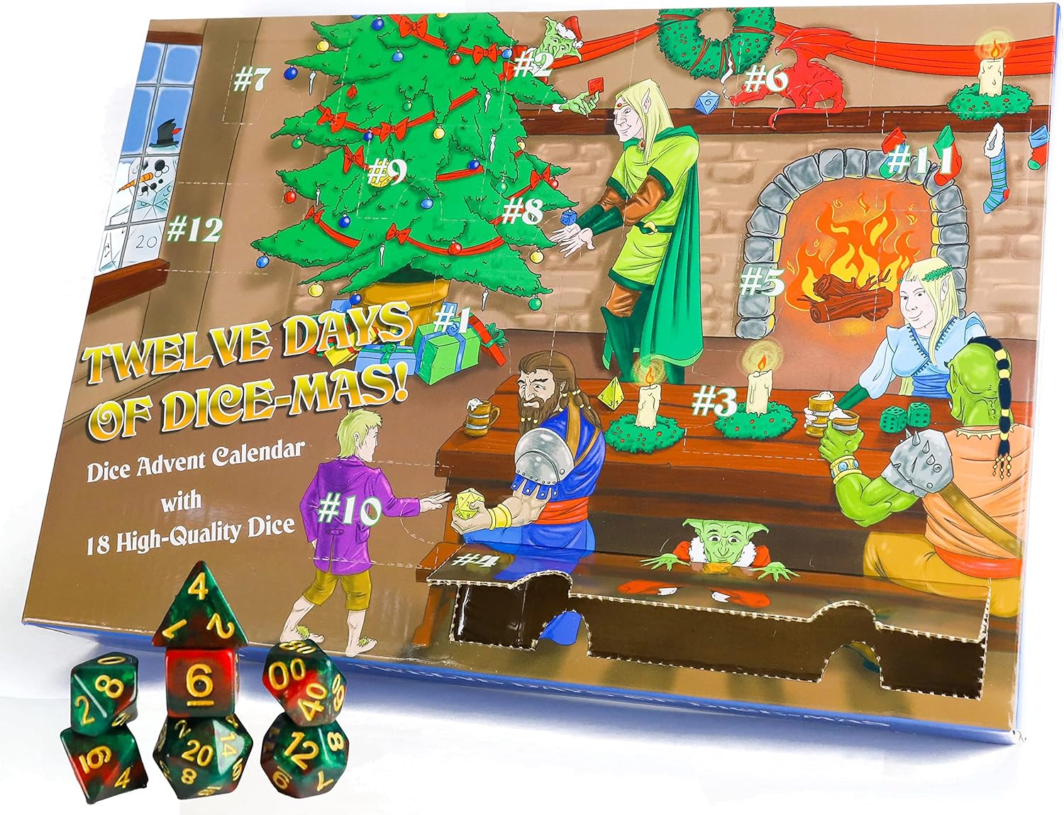 Christmas Advent Calendar: Twelve Days of Dice-Mas