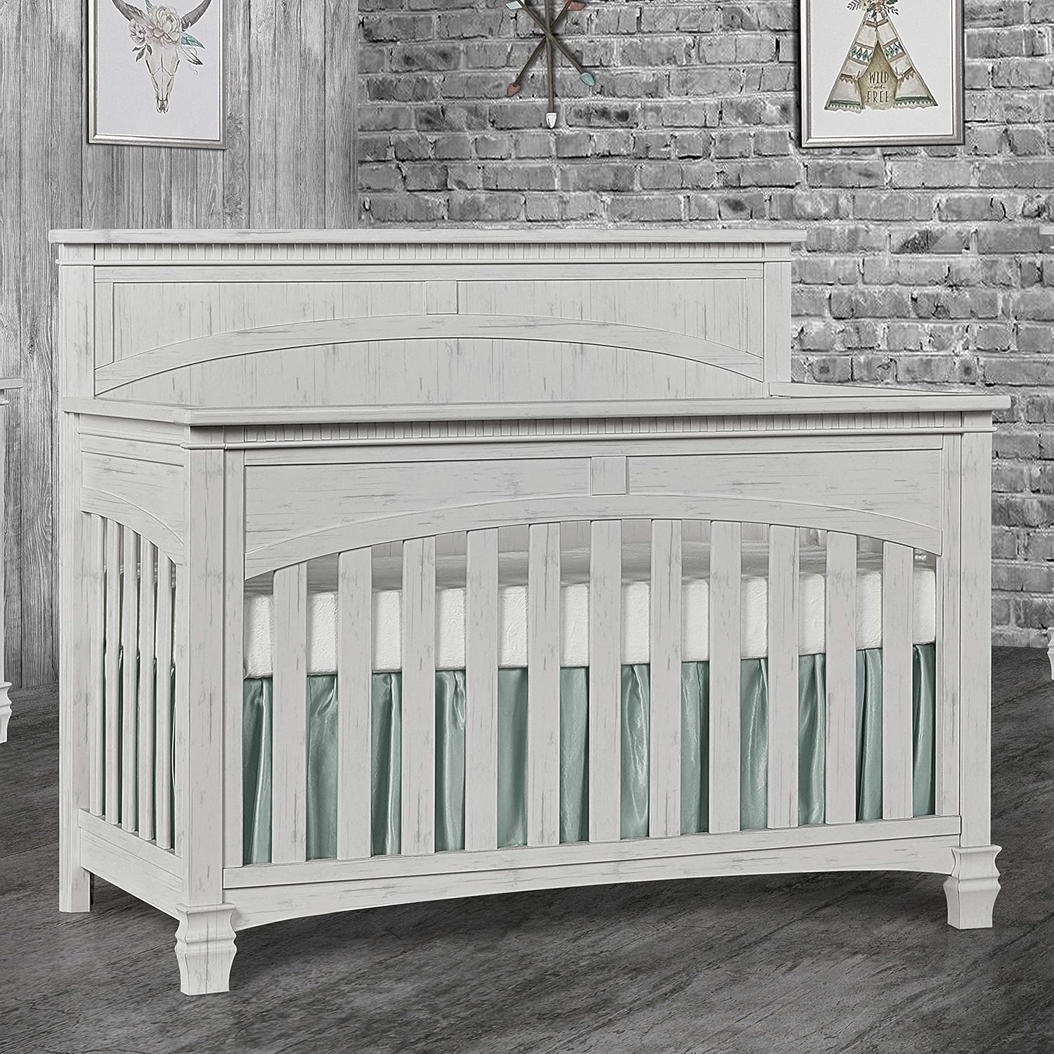 Evolur Santa Fe 5-in-1 Convertible Crib in Antique Egypt Ubuy