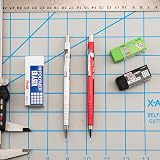 Pentel Sharp Mechanical Pencil (0.5mm) Metallic Barrels, Assorted Barrel Colors (MC/MV), 2-Pk (P205MBP2M1) – view 7