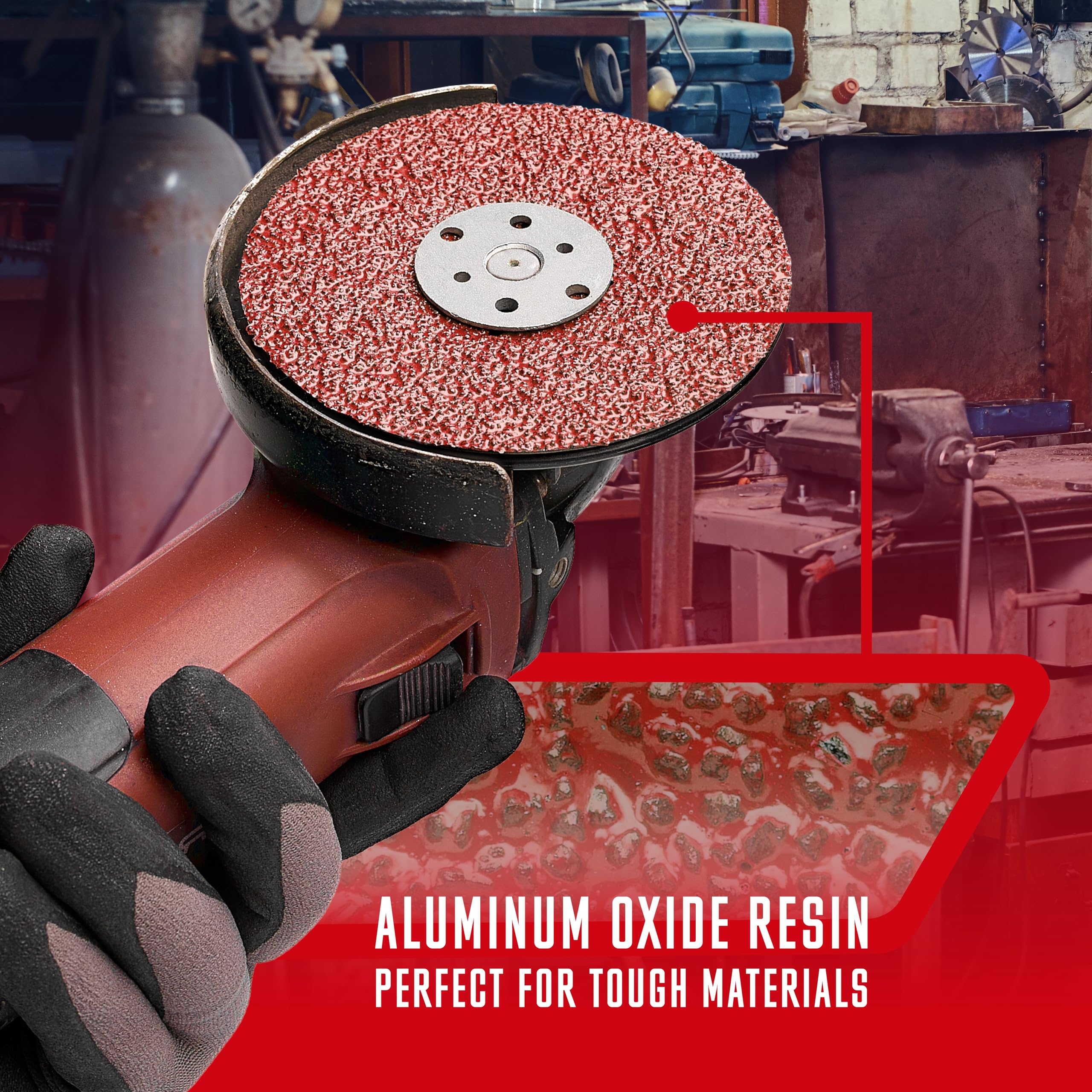Resin Fiber Sanding Discs - 25 Pack for Angle Grinder -3 Resin Fiber Sanding Discs - 25 Pack for Angle Grinder -3