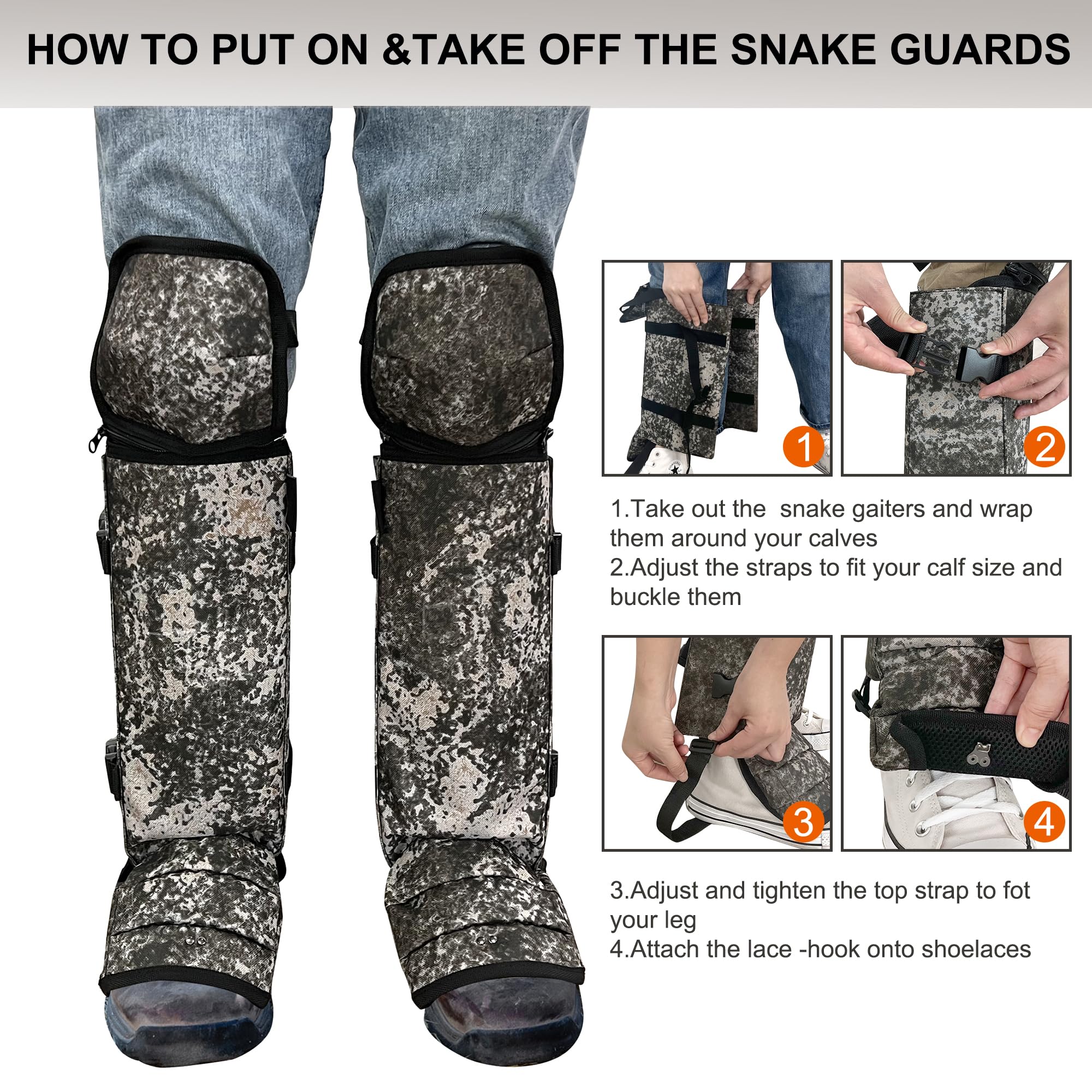 Snake Guard F Man Biting Calf