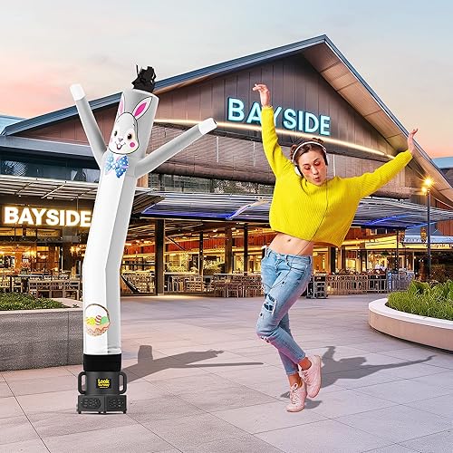 Miniatura 54 de LookOurWay Air Dancers Inflatable Tube Man Attachment - Wacky Waving Inflatable Dancing Tube Guy for Business Promotion - Blower Not Included Duende