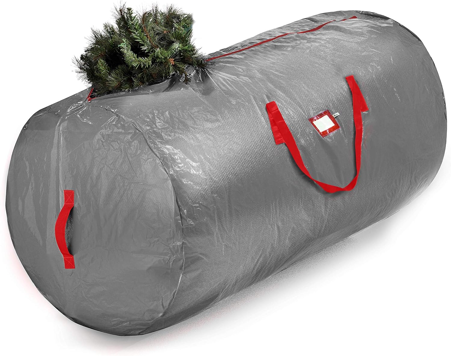 Artificial Christmas Tree Storage Bag - Fits Up to 7.5 Ft Holiday Xmas Disassembled Trees with Durable Reinforced Handles & Dual Zipper - Waterproof Material Protects from Dust, Moisture, & Insects