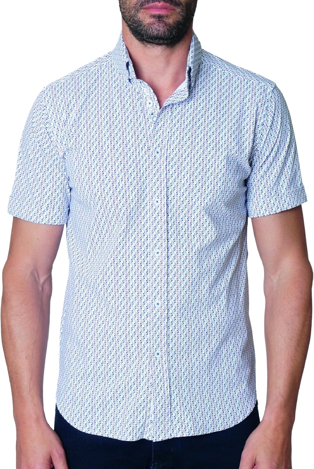 Robert Graham Men’s Moyer Short-Sleeve Button-Down Shirt