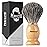 Synthetic Bristles Shaving Brush For Men, Engineered for The Best Shave of Your Life. Shaving Brush - Shave Brush for Wet Shave for Safety Razor, Double Edge Razor, Straight Razor, Shaving Razor