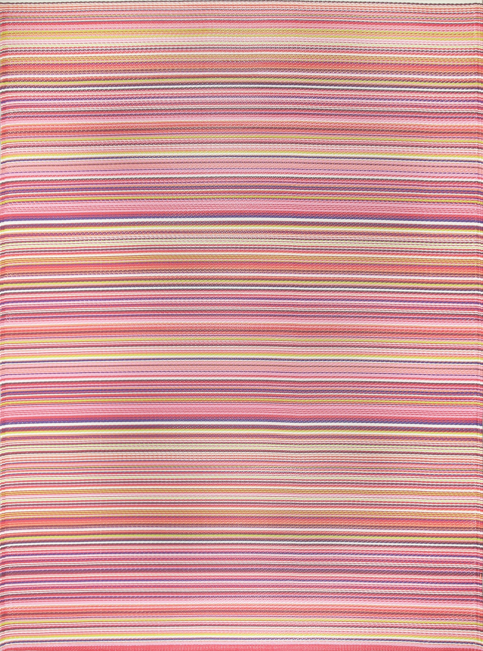 THE RUGS Rainbow Collection Outdoor Rug, Easy to Clean, Waterproof Plastic Outdoor Rugs for Garden Patio, Balcony, Camping - Image 2