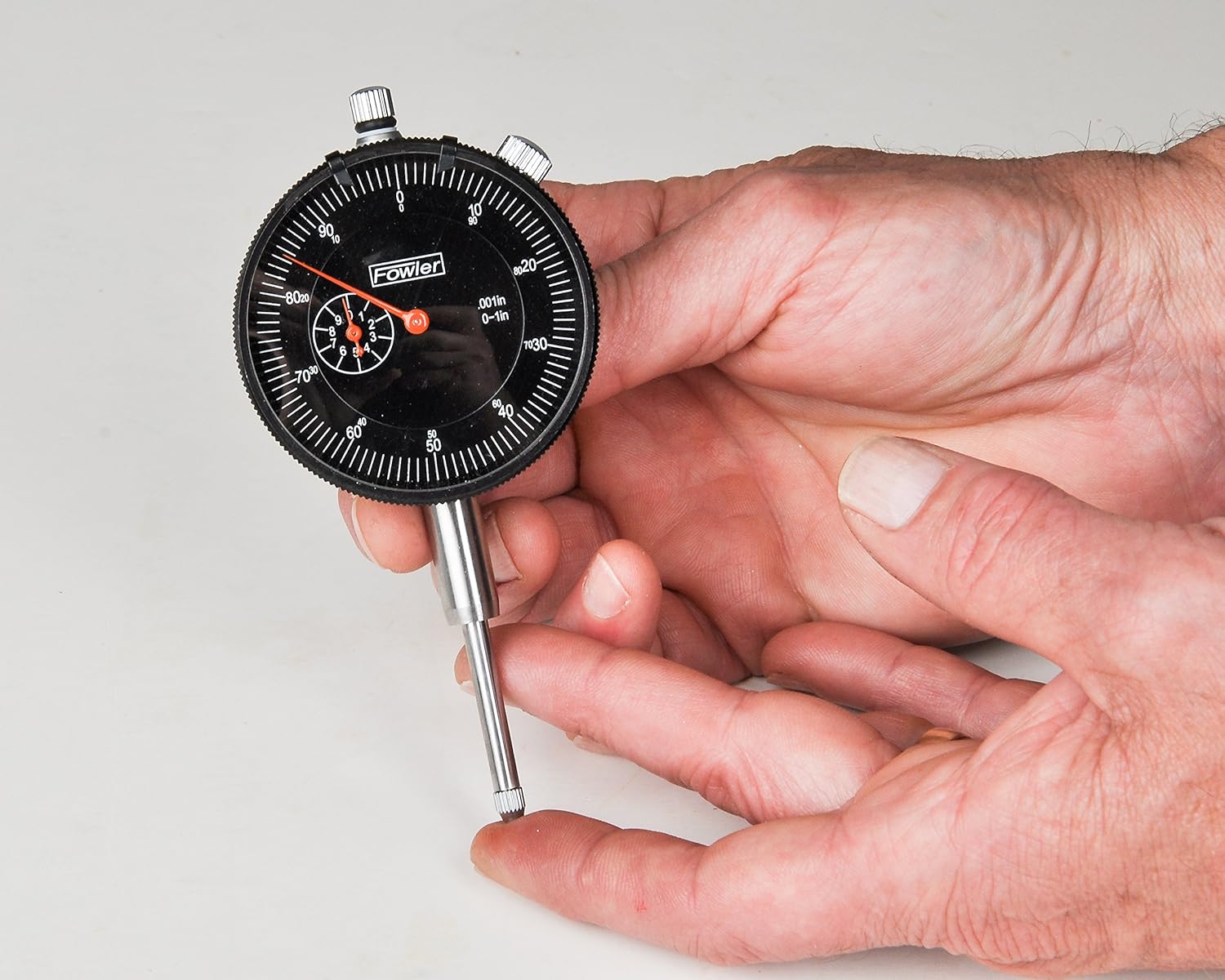 Fowler 52-520-109-0, Adg Dial Indicator With 0-1" Measuring Range (Black)