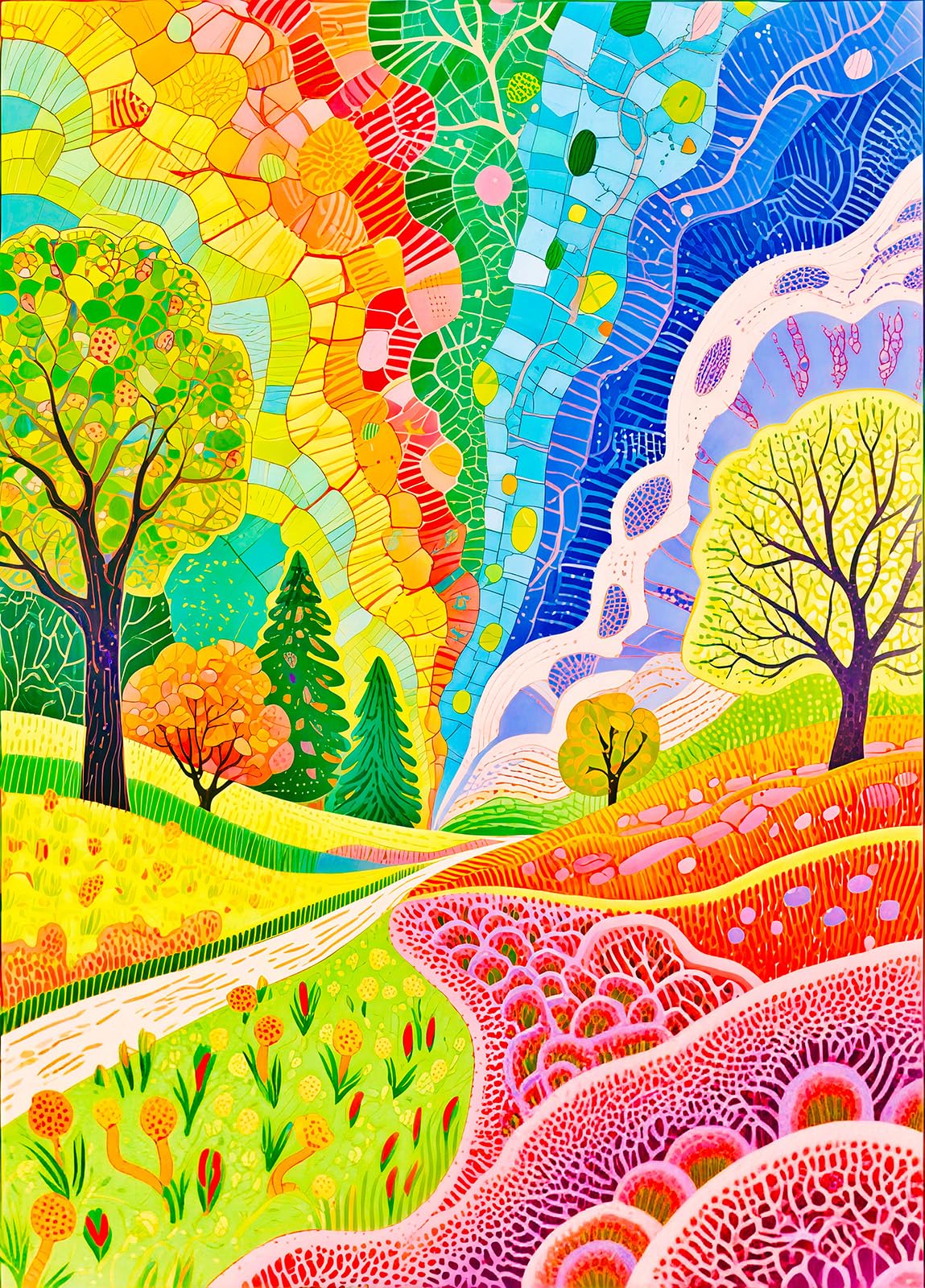 Stained Woods Jigsaw Puzzles for Adults 1000 Jigsaws — image 1