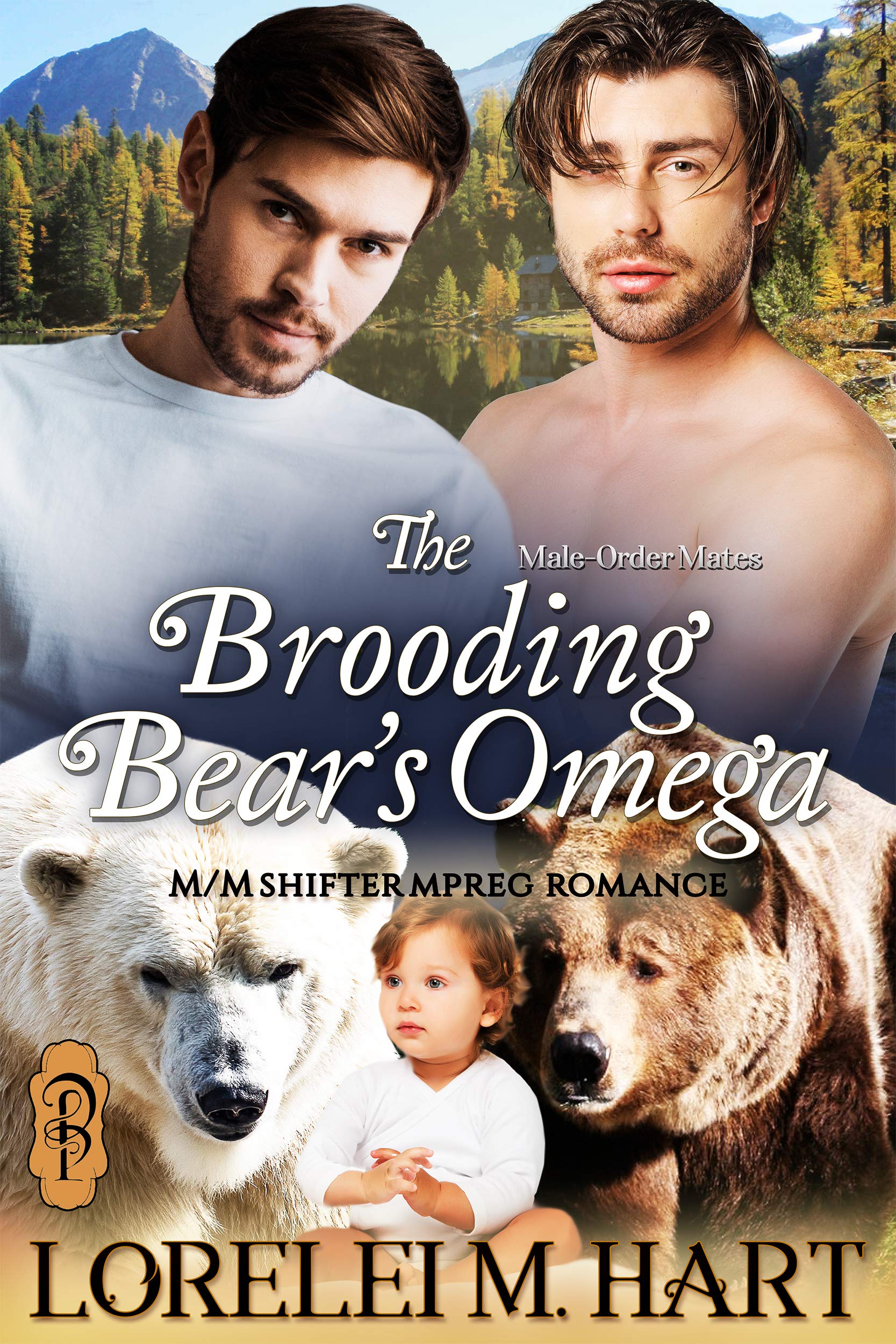The Brooding Bear's Omega: An M/M Mpreg Shifter Romance (Male-Order Mates Book 3)