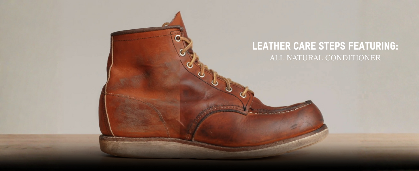 Amazon.com: Red Wing Shoes All Natural Leather Conditioner, Pine Pitch,  Mink Oil, Beeswax Blend, 3 oz : Clothing, Shoes & Jewelry